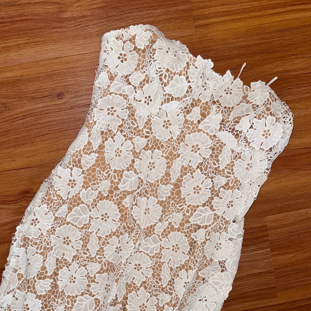 Wedding Long White Lace Dress
